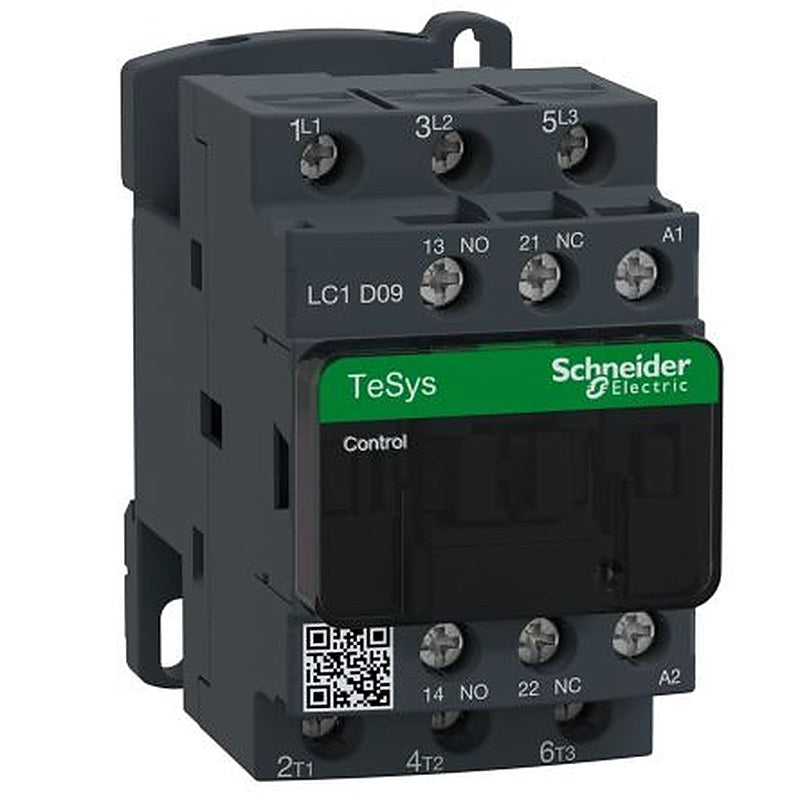 Schneider Electric LC1D Contactor, 230V ac Coil, 3-Pole, 12 A, 5.5 kW 240V ac, 3 NO, 690V ac