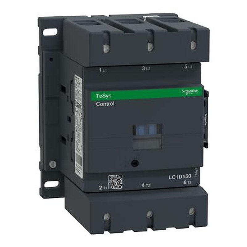 Schneider Electric TeSyS D Contactor, 24V ac Coil, 3-Pole, 150 A, 80 kW 24V ac, 3 NO, 1kV ac