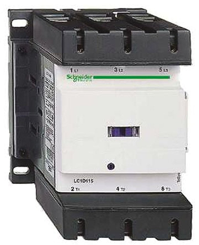 Schneider Electric LC1D Contactor, 208V Coil, 3-Pole, 150 A, 24 W 208V, 3 NO, 690V