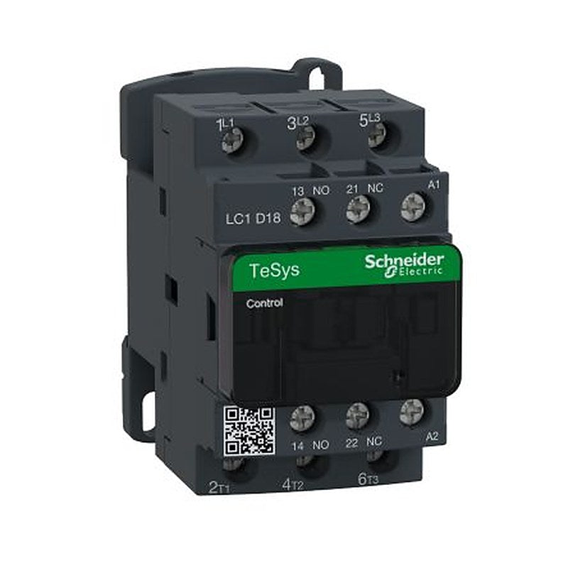 Schneider Electric TeSyS D Contactor, 42V ac Coil, 3-Pole, 18 A 230V, 3 NO, 690V ac/dc