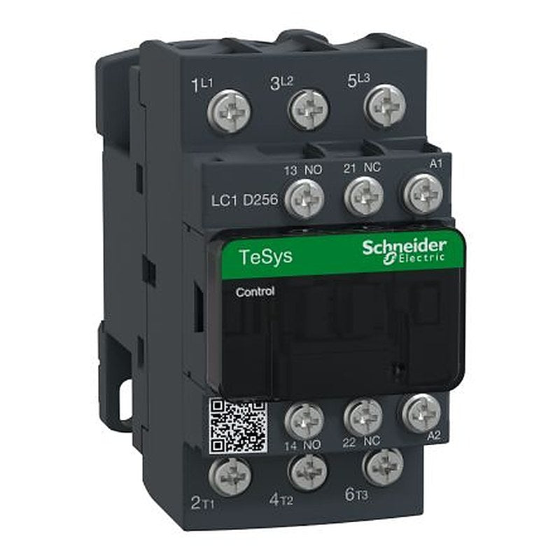 Schneider Electric TeSyS D Contactor, 24V ac Coil, 3-Pole, 25 A, 15 kW 24V ac, 3 NO, 300 V dc, 690V ac