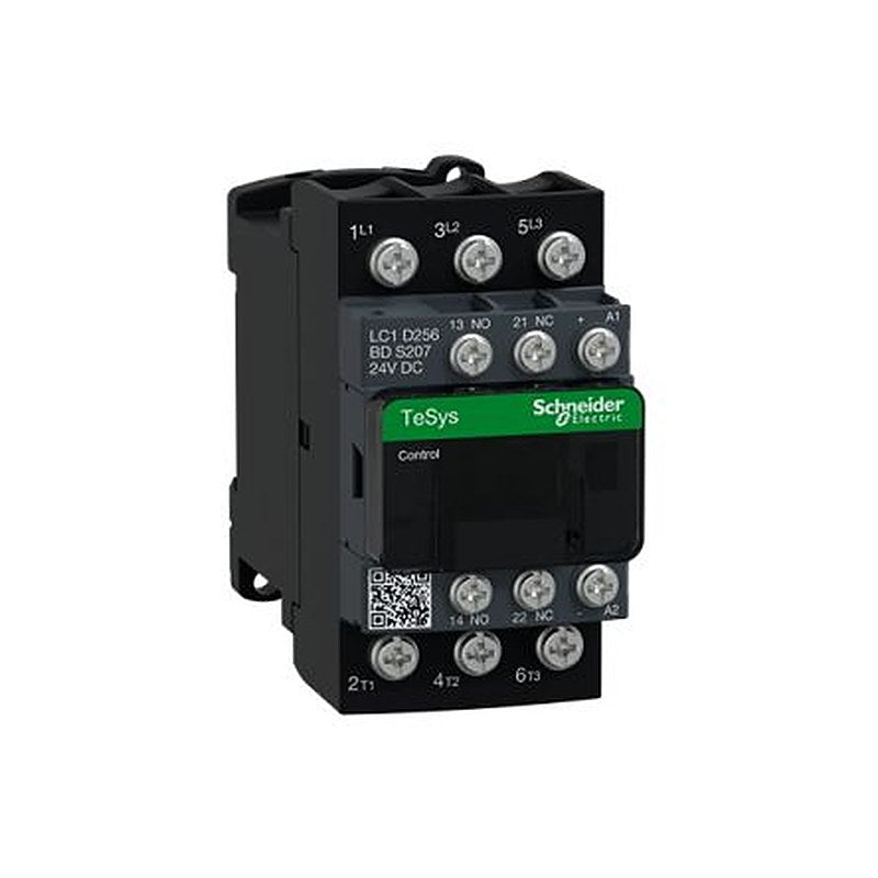 Schneider Electric, TeSyS D Contactor 3 NO, 25A Contact Rating, 5.5 kW, 24V dc 3