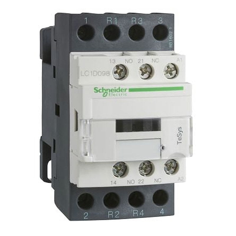Schneider Electric TeSyS D Contactor, 42V ac Coil, 4-Pole, 40 A, 3.2 W, 1 NO/1 NC, 440V