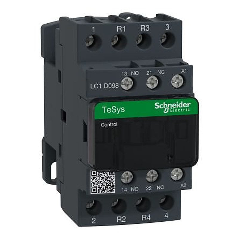 Schneider Electric TeSyS D Contactor, 110V ac Coil, 4-Pole, 40 A, 2.5 W 110V ac, 2 NO/2 NC, 690V ac