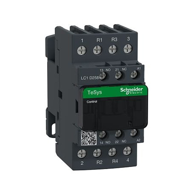 Schneider Electric TeSyS D Contactor, 115V ac Coil, 4-Pole, 40 A 24V, 2 NO/2 NC, 690V ac/dc
