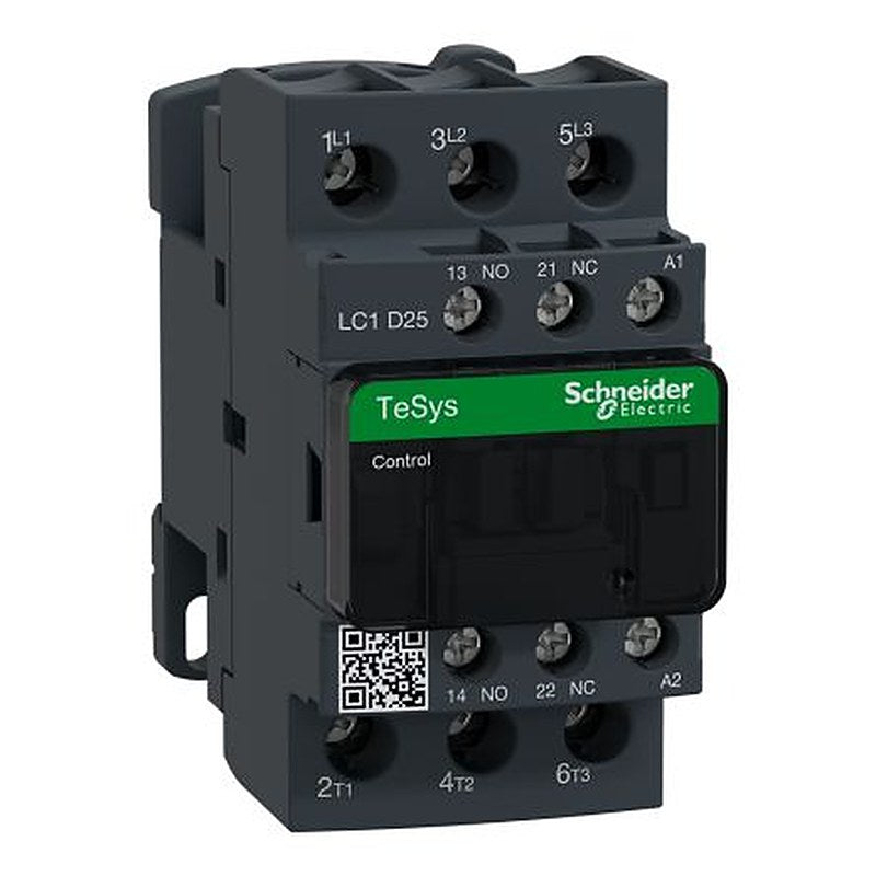 Schneider Electric LC1 Contactor, 480V Coil, 3-Pole 480V, 3 NO, 480V