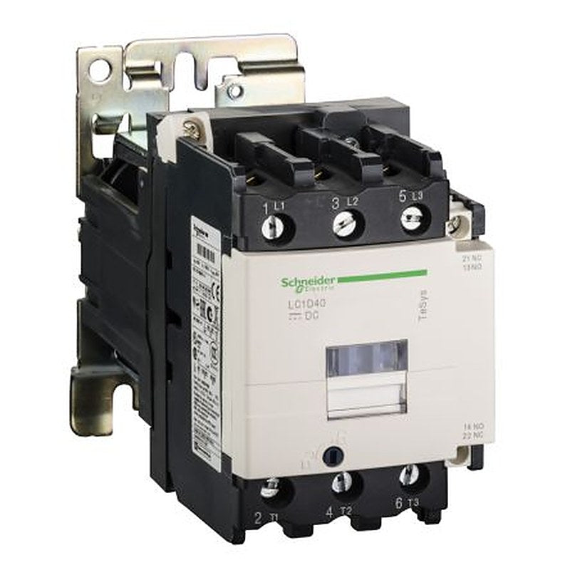 Schneider Electric TeSyS D Reversing Contactor, 24V dc Coil, 3-Pole, 40 A, 22 kW 24V dc, 3 NO, 1kV