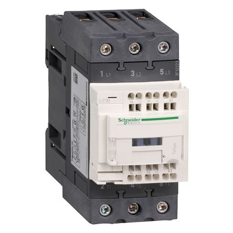 Schneider Electric TeSyS D Contactor, 220V ac Coil, 3-Pole, 40 A, 18.5 kW, 1 NO/1 NC, 440V