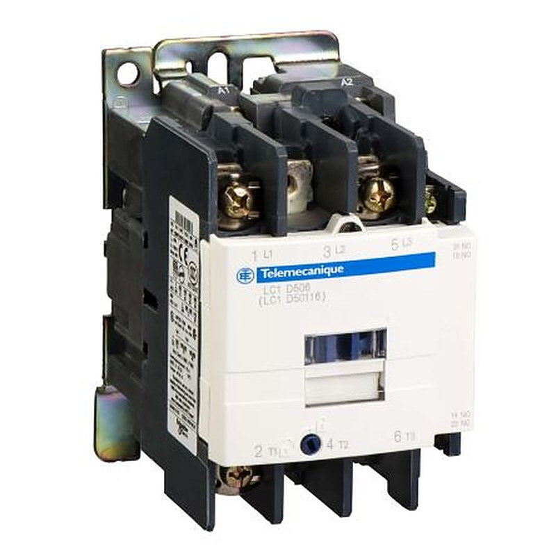 Schneider Electric TeSyS D Contactor, 110V dc Coil, 3-Pole, 50 A, 30 kW 110V dc, 3 NO, 1kV