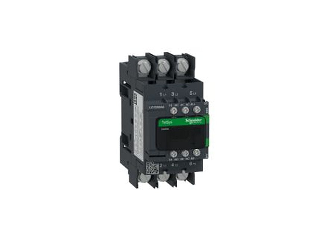Schneider Electric TeSyS D Contactor, 24V dc Coil, 3-Pole, 50 A 24V, 1 NO/1 NC, 690V