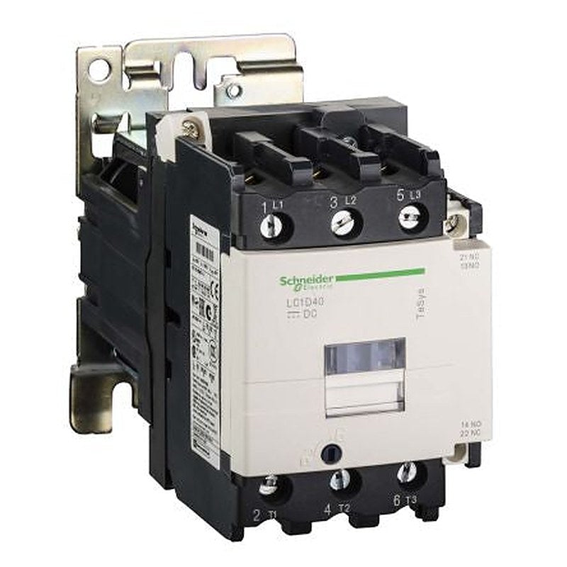 Schneider Electric TeSyS D Contactor, 72V dc Coil, 3-Pole, 65 A, 37 kW 72V dc, 3 NO, 440V