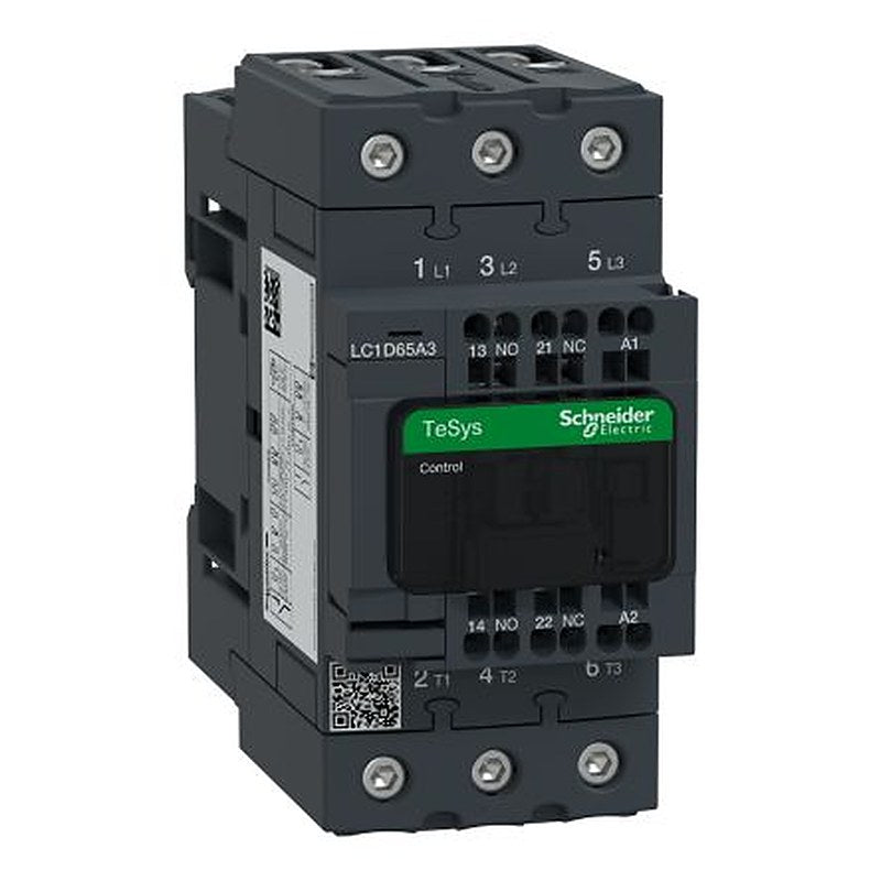 Schneider Electric TeSyS D Contactor, 24V ac Coil, 3-Pole, 30 kW 24V ac, 3 NO, 690V