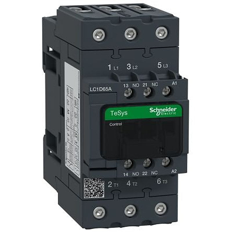 Schneider Electric TeSyS D Contactor, 230V ac Coil, 3-Pole, 65 A, 30 kW 230V ac, 3 NO, 690V ac