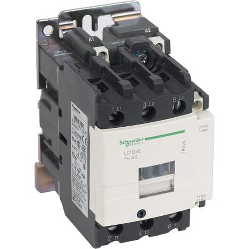 Schneider Electric TeSyS D Contactor, 220V ac Coil, 3-Pole, 65 A, 37 kW, 1 NO/1 NC, 1kV