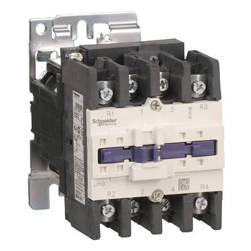 Schneider Electric TeSyS D Contactor, 110V dc Coil, 4-Pole, 125 A 110V dc, 4 NO, 440V
