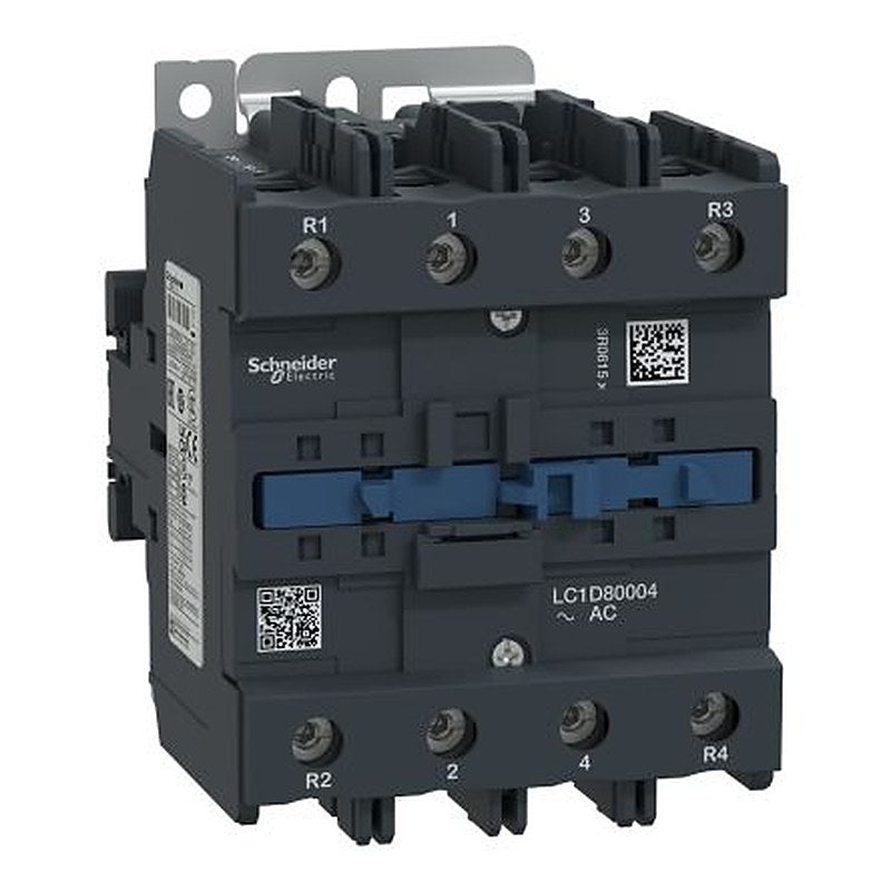 Schneider Electric TeSyS D Contactor, 115V ac Coil, 4-Pole, 125 A, 12.5 W 115V ac, 4 NO, 690V