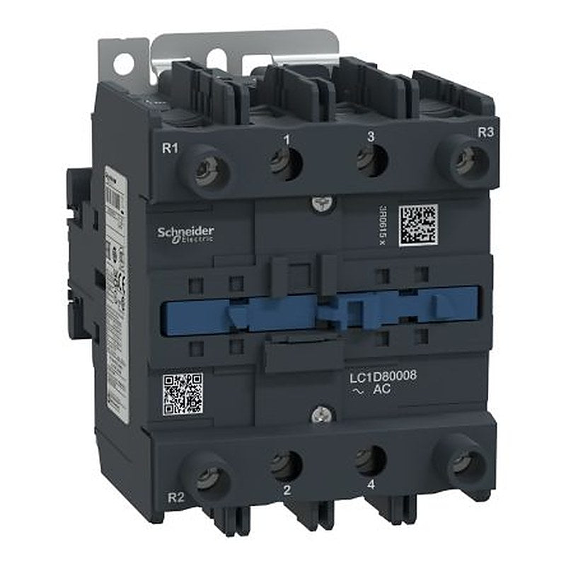 Schneider Electric TeSyS D Contactor, 48V Coil, 4-Pole, 80 A, 12.5 W 48V, 2 NO/2 NC, 690V