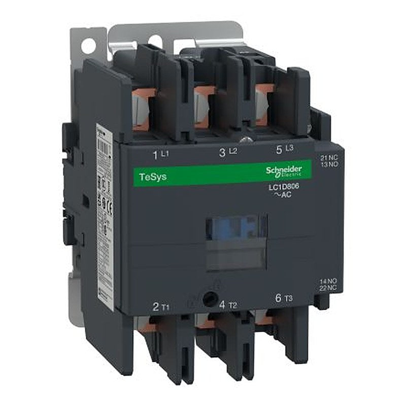 Schneider Electric TeSyS D Contactor, 110V ac Coil, 3-Pole, 80 A, 37 kW 110V ac, 3 NO, 690V