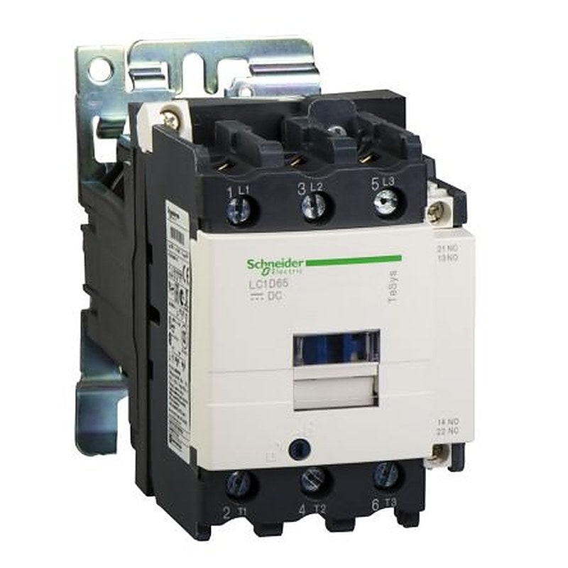 Schneider Electric TeSyS D Contactor, 24V dc Coil, 3-Pole, 95 A, 45 kW 24V, 1 NO/1 NC, 1kV