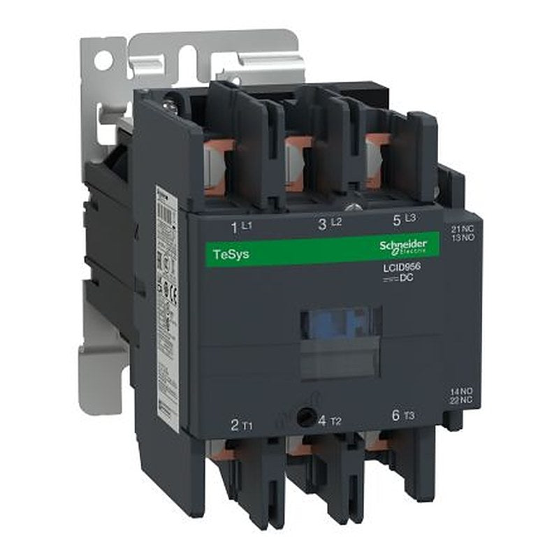 Schneider Electric TeSys D Contactor, 110V dc Coil, 3-Pole, 25 kW 110V dc, 1 NO/1 NC, 690V ac