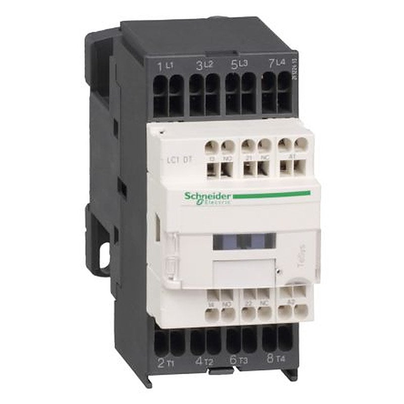 Schneider Electric TeSyS D Contactor, 24V Coil, 4-Pole 24V, 1 NO/1 NC, 690V