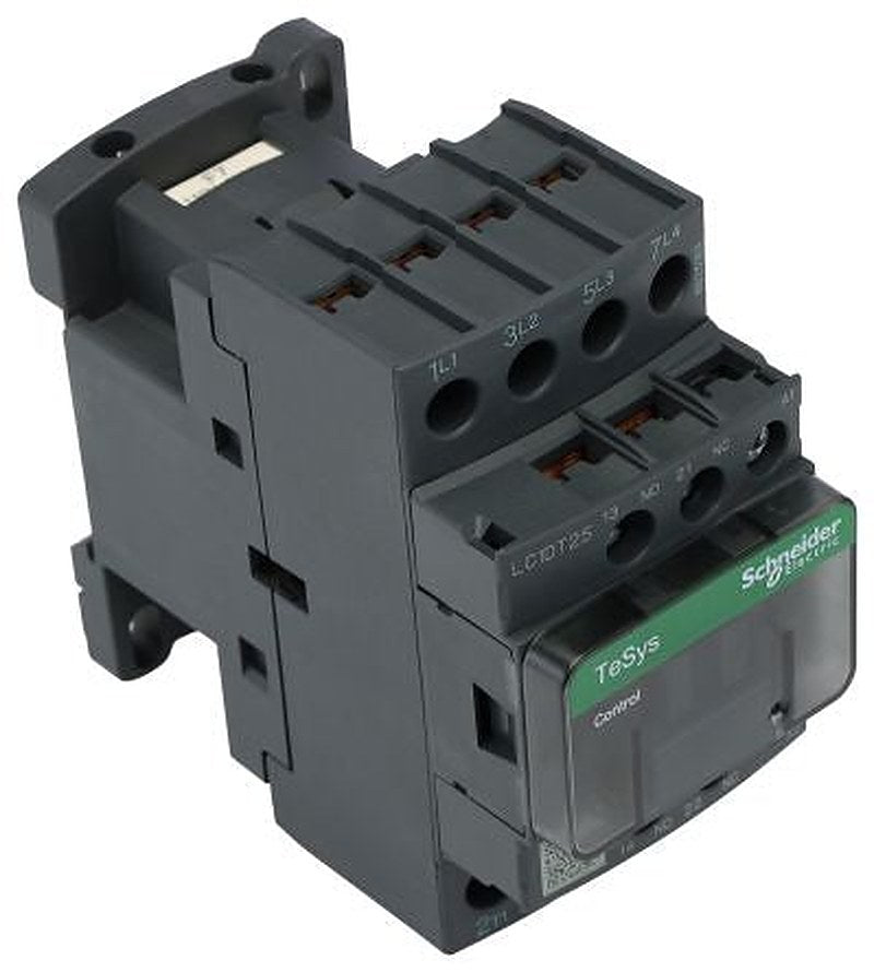 Schneider Electric TeSyS D Contactor, 110V ac Coil, 4-Pole, 25 A, 1.56 W 110V ac, 4 NO, 690V ac