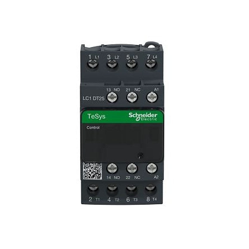 Schneider Electric TeSyS D Contactor, 120V ac Coil, 4-Pole, 25 A 120V ac, 4 NO, 600V ac