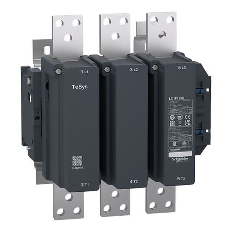 Schneider Electric TeSys F Contactor, 220V ac Coil, 3-Pole, 1.26 kA, 120 W 220V ac, 3 NO, 690V ac