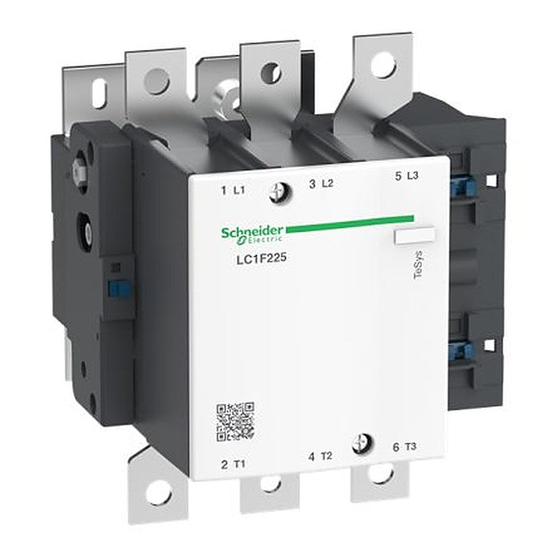 Schneider Electric TeSys F Contactor, 600V Coil, 3-Pole, 225 A, 220 W 600V, 3 NO, 600V