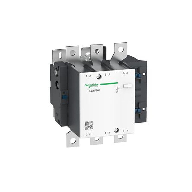 Schneider Electric LC1F Contactor, 380V ac Coil, 3-Pole, 265 A, 132 kW 380V ac, 3 NO, 440V