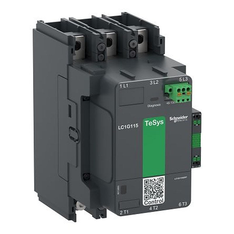 Schneider Electric TeSys G Contactor, 460V Coil, 3-Pole, 275 A, 7.8 W 48V, NO/NC, 460V