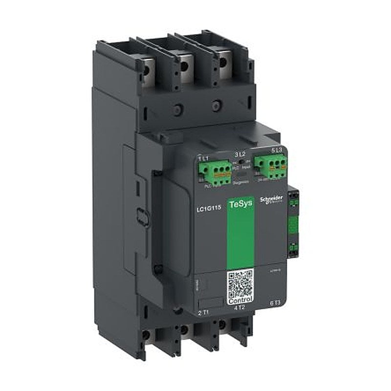 Schneider Electric TeSyS G Contactor, 200V ac, 500 V ac Coil, 3-Pole, 275 A 200V ac, 500 V ac, 1 NO/1 NC, 300V