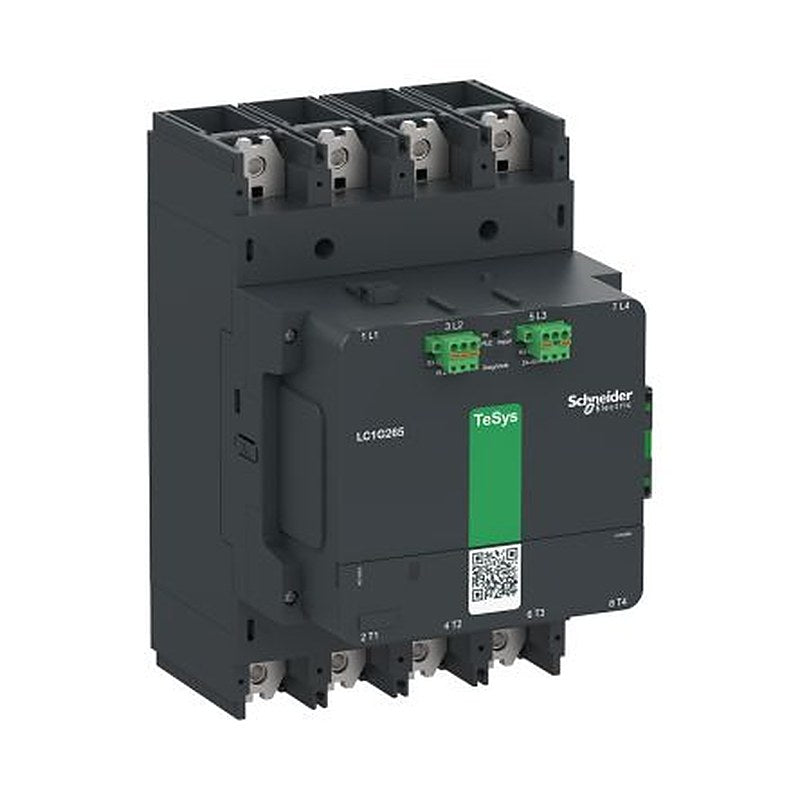 Schneider Electric TeSyS G Contactor, 130V, 48 V Coil, 4-Pole, 385 A 48V, 1 NO/1 NC, 1kV
