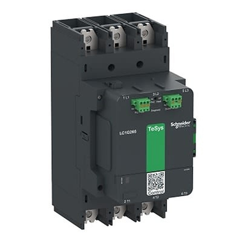Schneider Electric TeSys G Contactor, 130V Coil, 3-Pole, 330 A, 360 W 130V ac, 48 V ac, 3 NO, 440V
