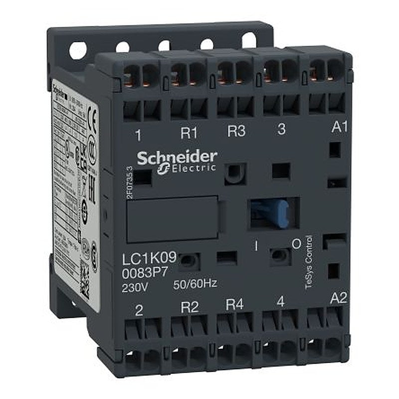 Schneider Electric TeSyS K Contactor, 48V Coil, 4-Pole, 20 A, 1.3 W 230V, 2 NO/2 NC