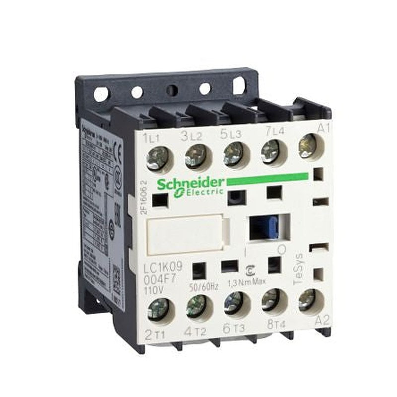 Schneider Electric TeSyS K Contactor, 42V ac Coil, 4-Pole, 20 A 42V ac, 3 NO, 440V