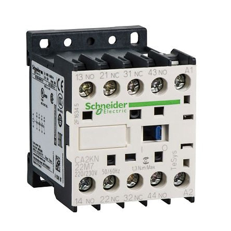 Schneider Electric TeSys K Contactor, 230V ac Coil, 4-Pole, 20 A, 2 NO/2 NC, 690V