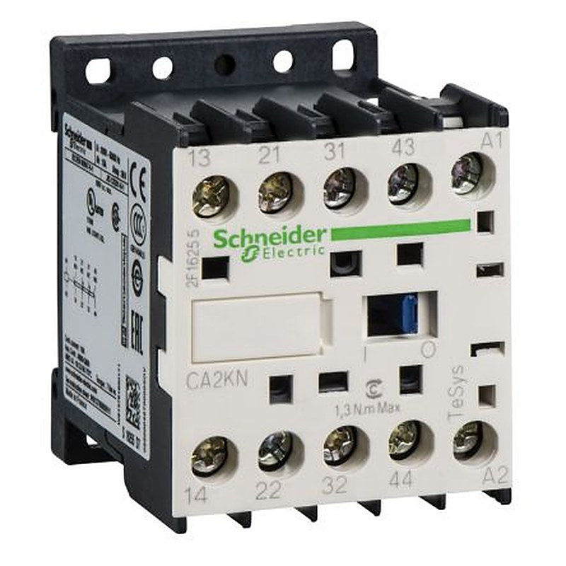 Schneider Electric TeSyS K Contactor, 48V Coil, 2-Pole, 12 A 48V, 1 NO/1 NC, 690V