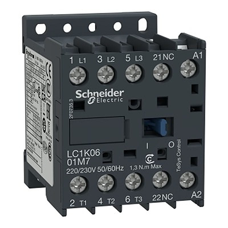Schneider Electric TeSys K Reversing Contactor, 110V Coil, 3-Pole, 9 A, 4 kW 110V, 1 NC, 690V