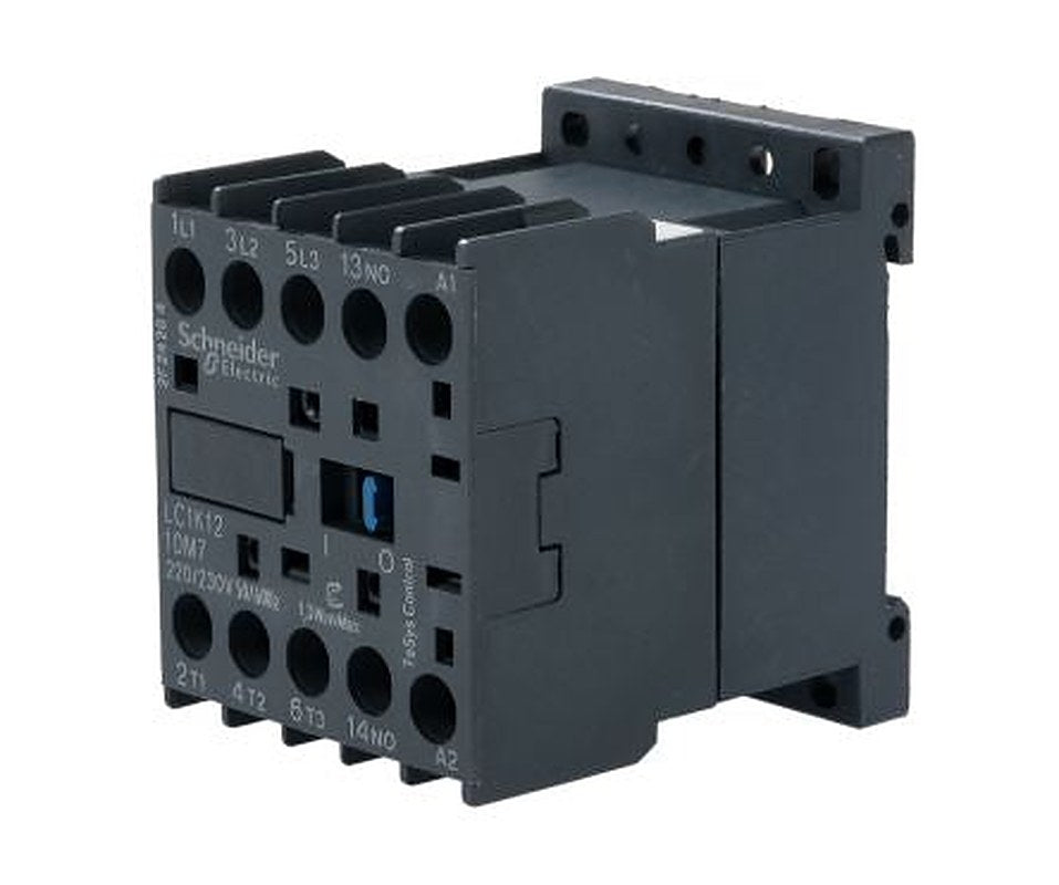 Schneider Electric LC1K Contactor, 220V ac, 230 V ac Coil, 3-Pole, 20 A, 4 kW 230V ac, 3 NO, 690V ac