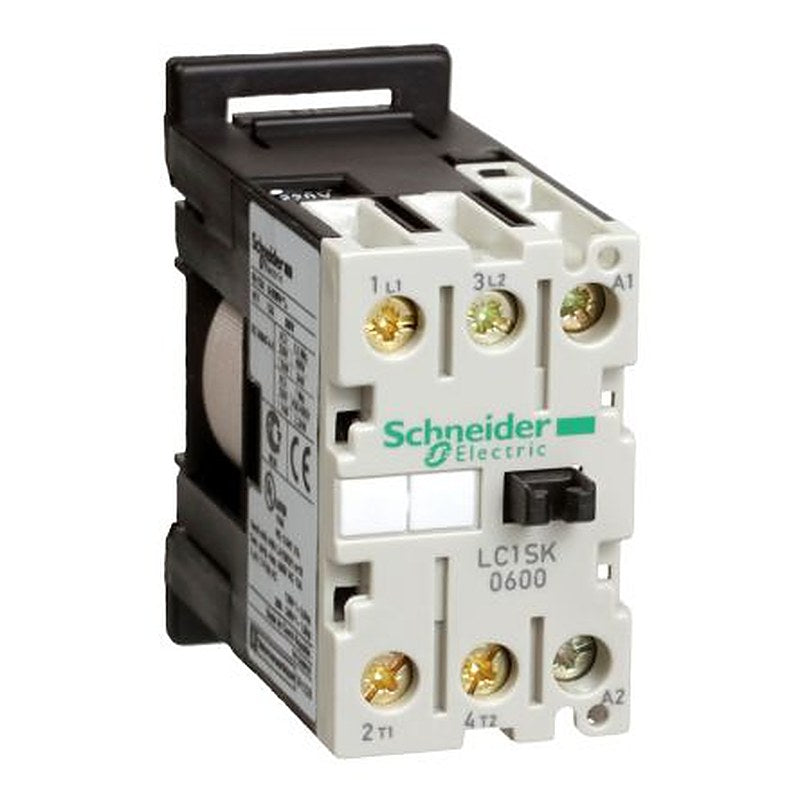 Schneider Electric TeSyS SK Contactor, 230V ac Coil, 2-Pole, 6 A, 2.2 kW, 2 NO, 690V