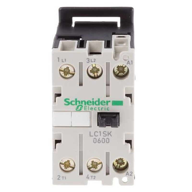 Schneider Electric TeSyS SK Contactor, 240V ac Coil, 2-Pole, 6 A, 2.2 kW 240V ac, 2 NO, 690V ac