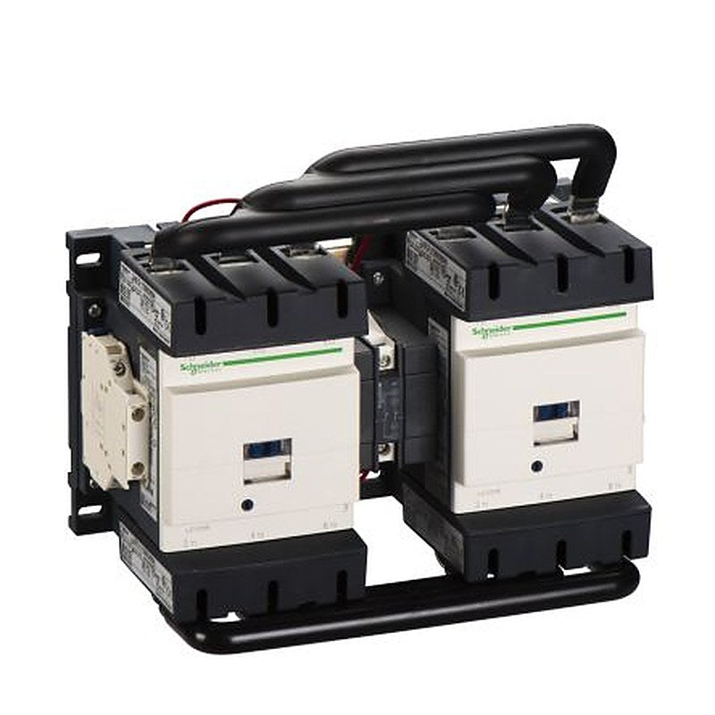 Schneider Electric TeSyS D Reversing Contactor, 400V Coil, 3-Pole, 150 A, 75 kW, 1 NO/1 NC, 1kV