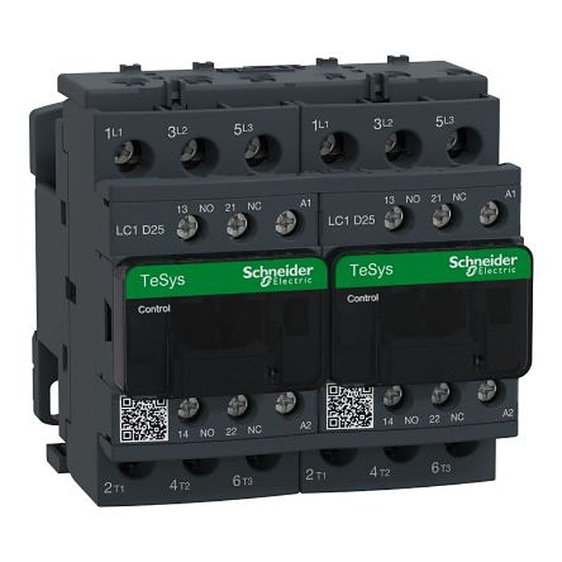 Schneider Electric TeSyS D Contactor, 230V ac Coil, 3-Pole, 25 A, 11 kW 230V ac, 3 NO, 440V ac
