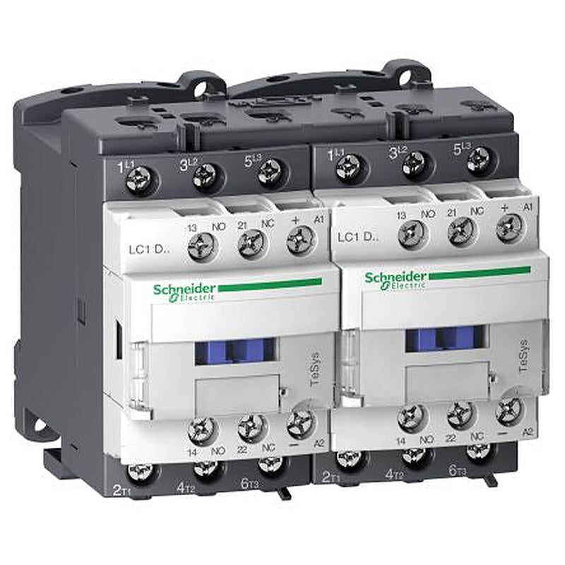 Schneider Electric TeSyS D Contactor, 24V dc Coil, 3-Pole, 32 A, 18.5 kW 24V dc, 1 NO/1 NC, 440V