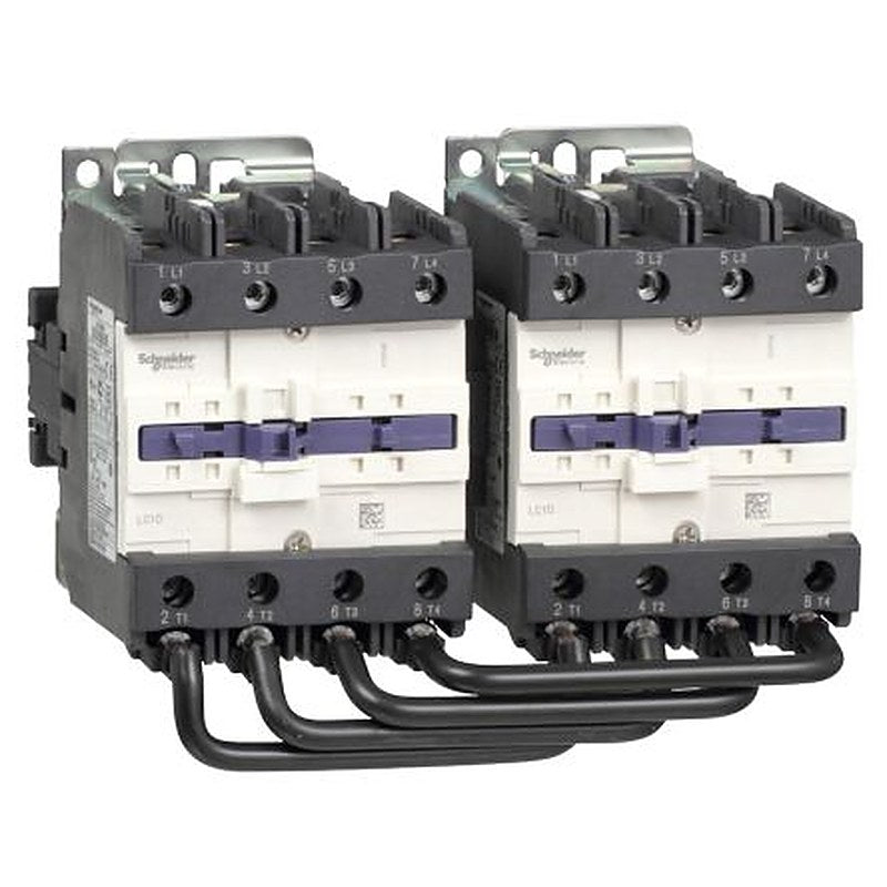 Schneider Electric TeSyS D Reversing Contactor, 220V ac Coil, 4-Pole, 25 A, 1 NO/1 NC, 1kV