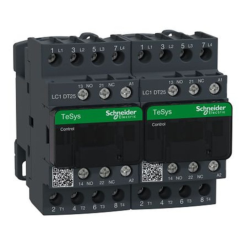 Schneider Electric TeSyS D Contactor, 230V ac Coil, 4-Pole, 25 A, 1.56 W 230V ac, 4 NO, 690V ac