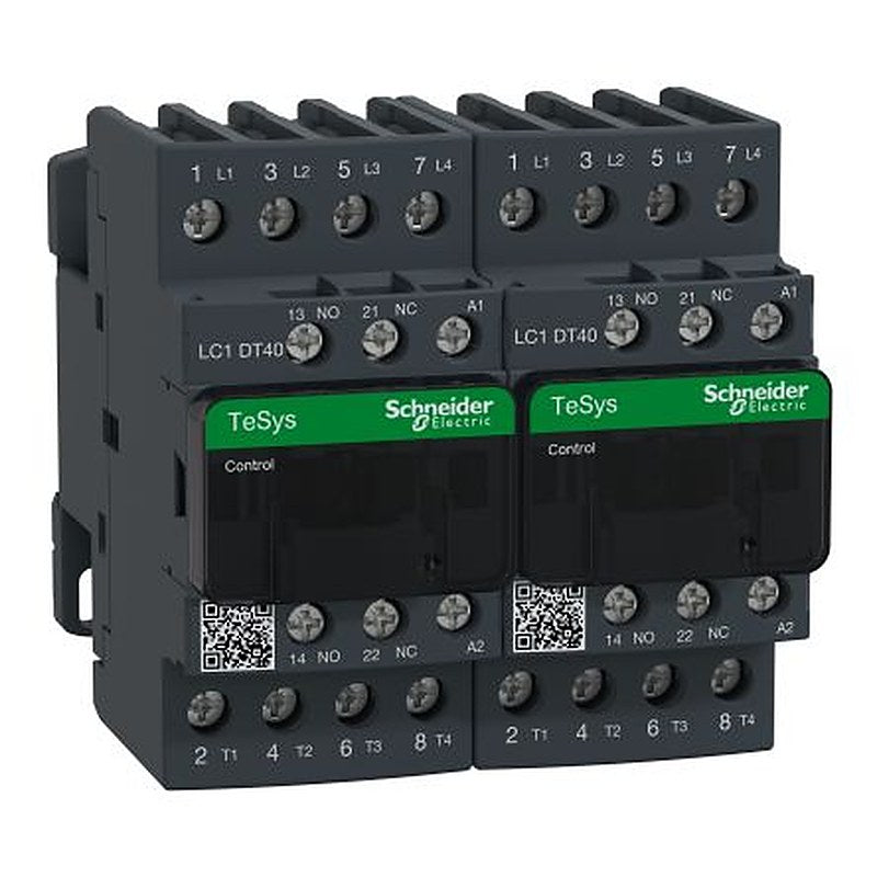 Schneider Electric TeSyS D Contactor, 48V ac Coil, 4-Pole, 40 A, 3.2 W 48V ac, 3 NO, 300V