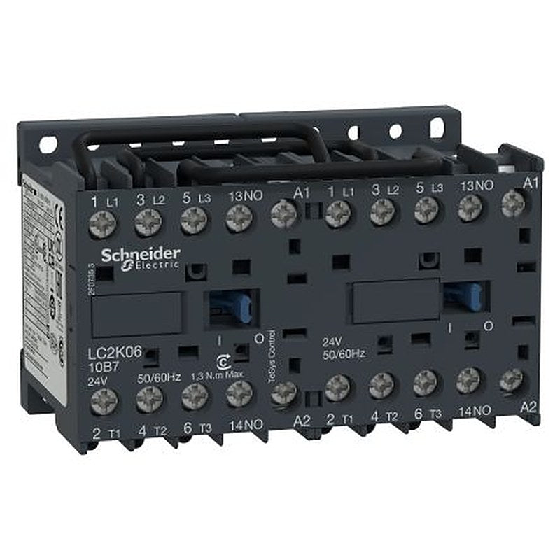 Schneider Electric TeSys K Contactor, 200V ac, 208 V ac Coil, 3-Pole, 1.5 kW 208V, 1 NO/1 NC, 690V ac