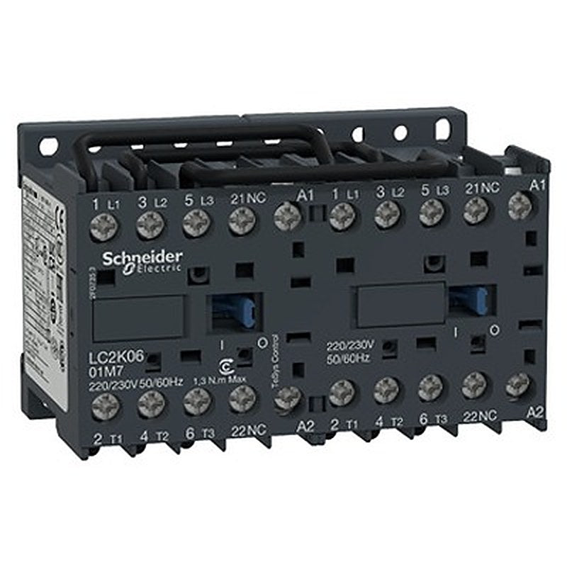 Schneider Electric TeSys K Reversing Contactor, 3-Pole, 9 A, 4 kW, 690V
